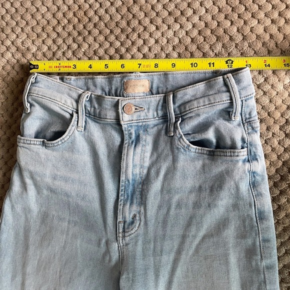 Mother The Huster Roller Flood Jeans Cherie Cherie Size 28‎ - Picture 12 of 16